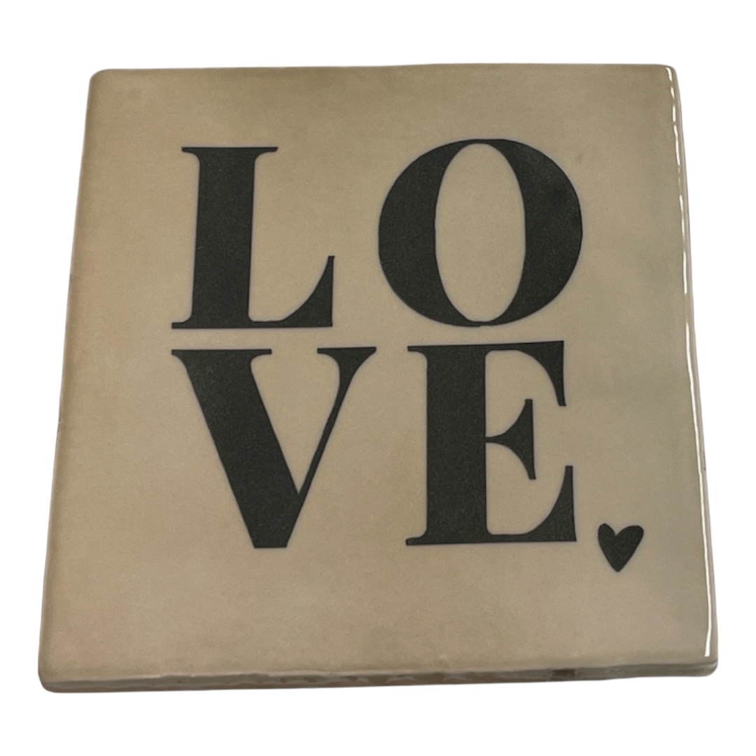 Tegeltje | Zelf samenstellen | Love met hartje - Afbeelding 19
