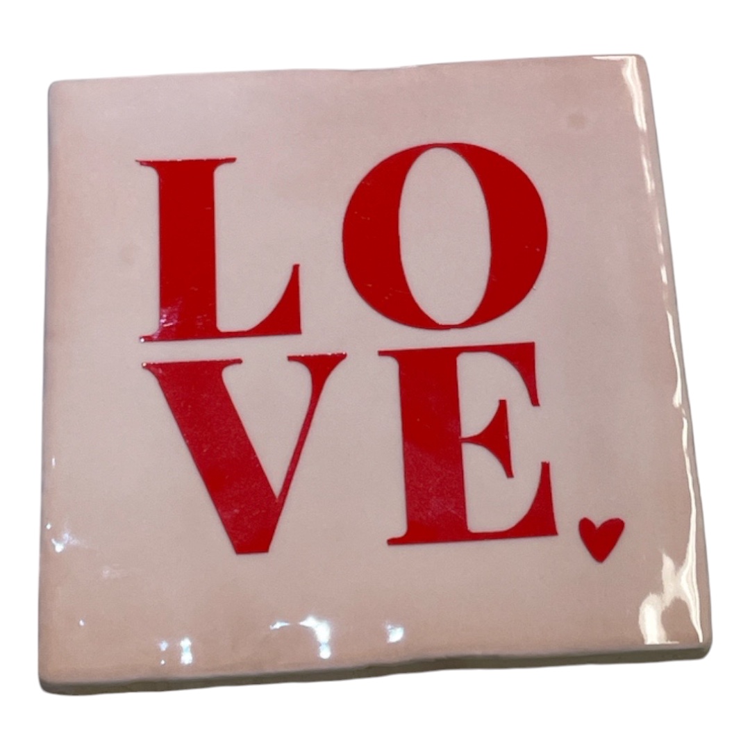 Tegeltje | Zelf samenstellen | Love met hartje - Afbeelding 17