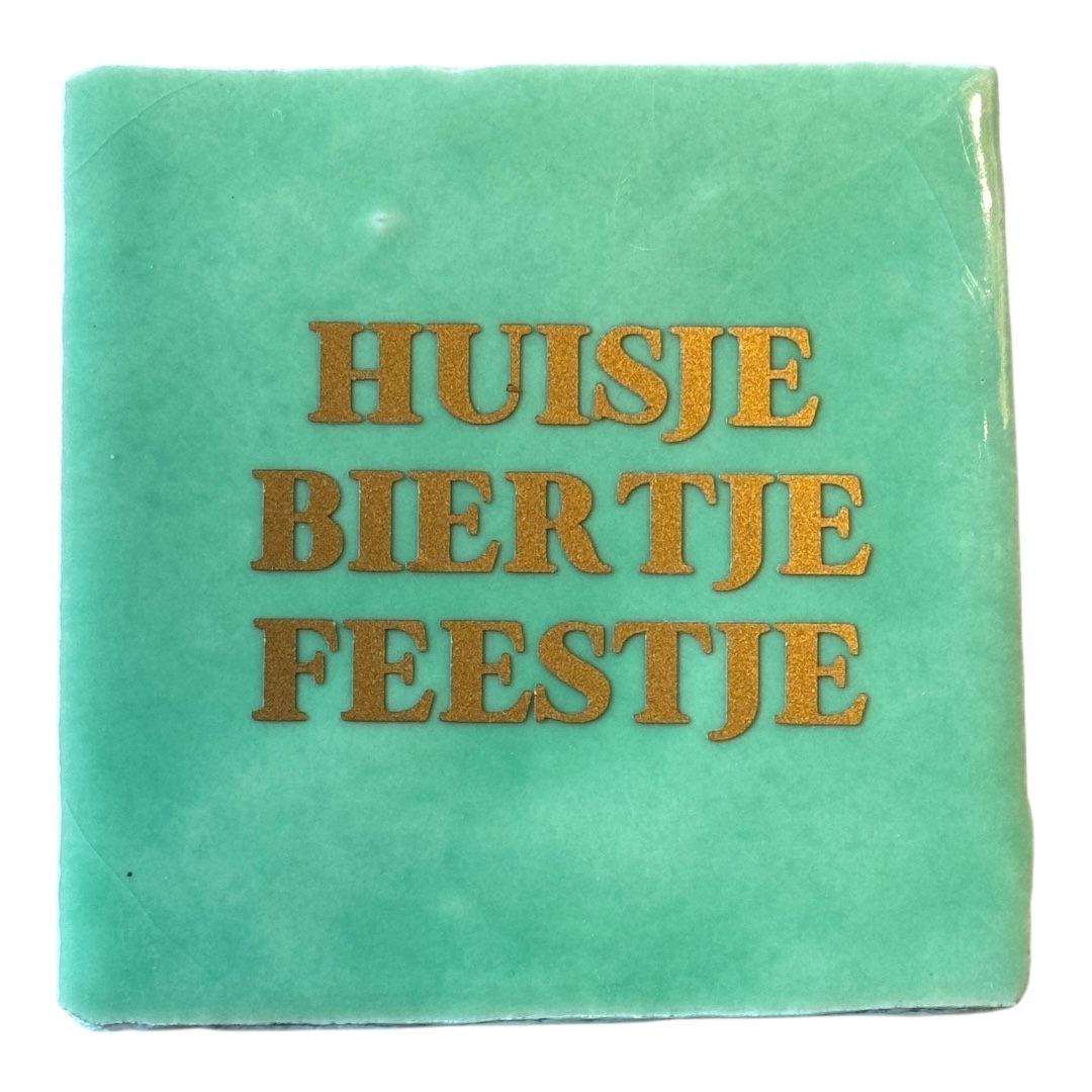 Tegeltje | Zelf samenstellen | Huisje biertje feestje - Afbeelding 4