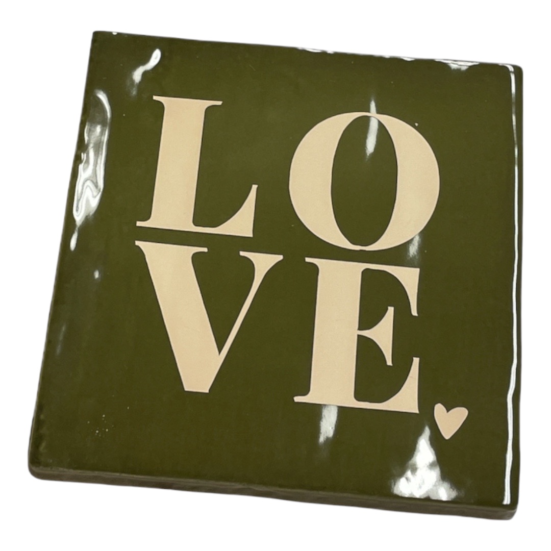 Tegeltje | Zelf samenstellen | Love met hartje - Afbeelding 15