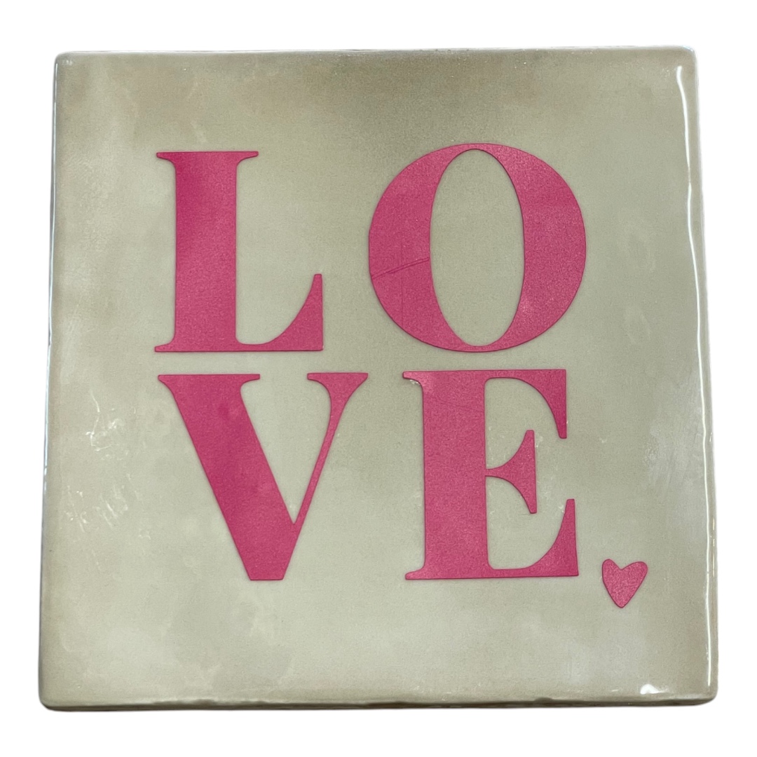 Tegeltje | Zelf samenstellen | Love met hartje - Afbeelding 10