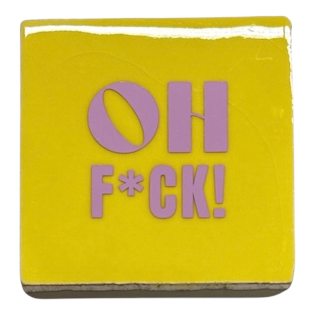 Tegeltje | Zelf samenstellen | Oh F*ck! - Afbeelding 3