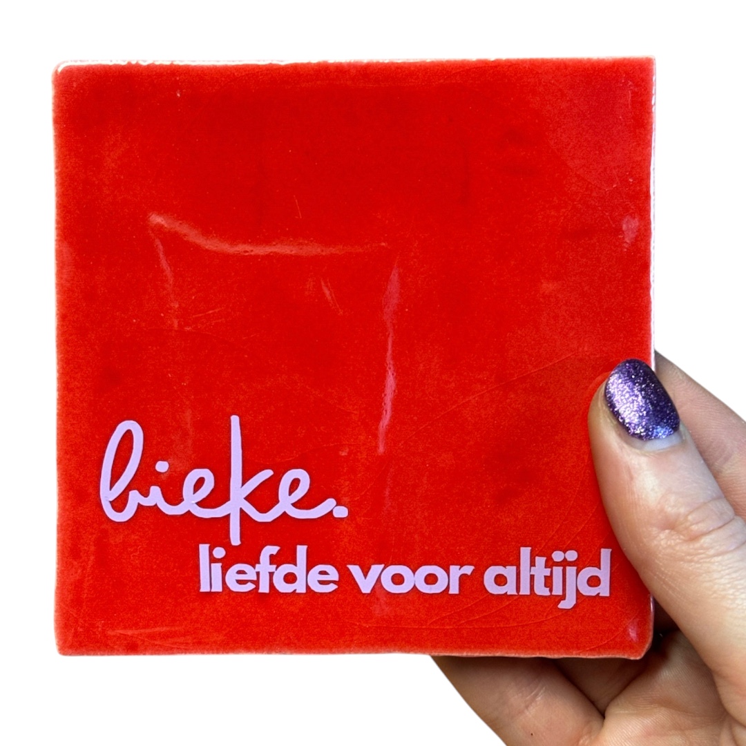 Tegeltje | Personaliseren | Eigen tekst | Ontvangt vooraf ontwerpen ter goedkeuring - Afbeelding 22