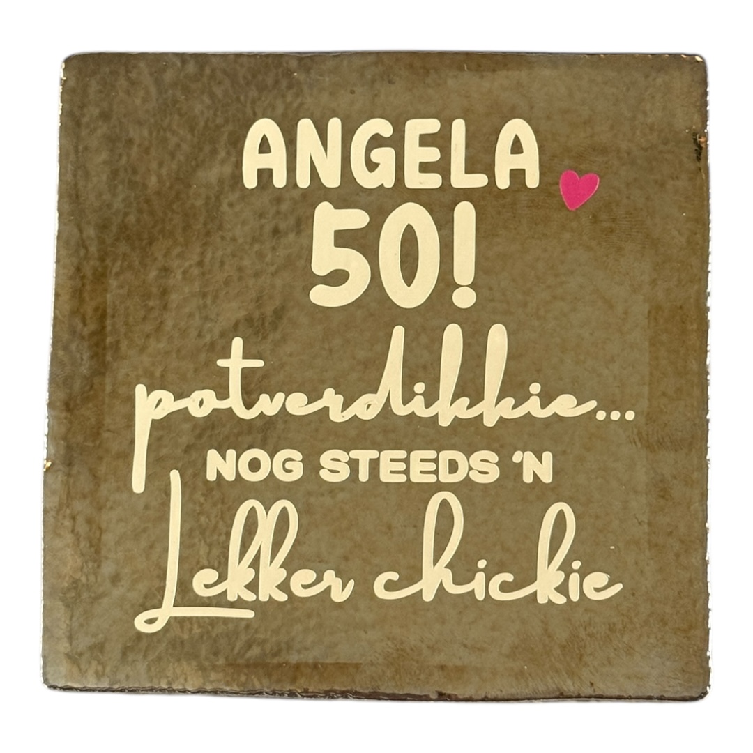 Tegeltje | Personaliseren | Eigen tekst | Ontvangt vooraf ontwerpen ter goedkeuring - Afbeelding 8