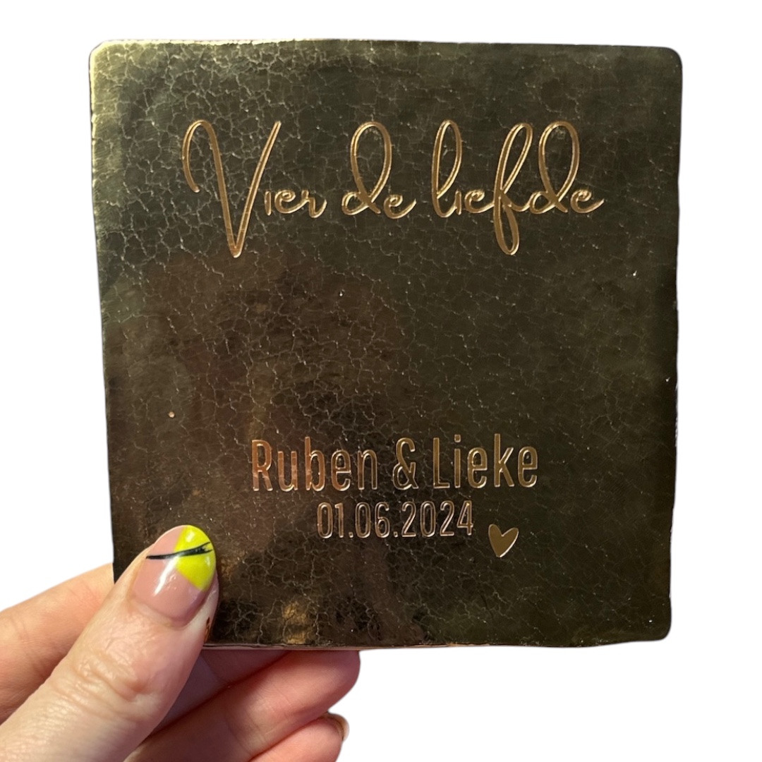 Tegeltje | Personaliseren | Eigen tekst | Ontvangt vooraf ontwerpen ter goedkeuring - Afbeelding 10