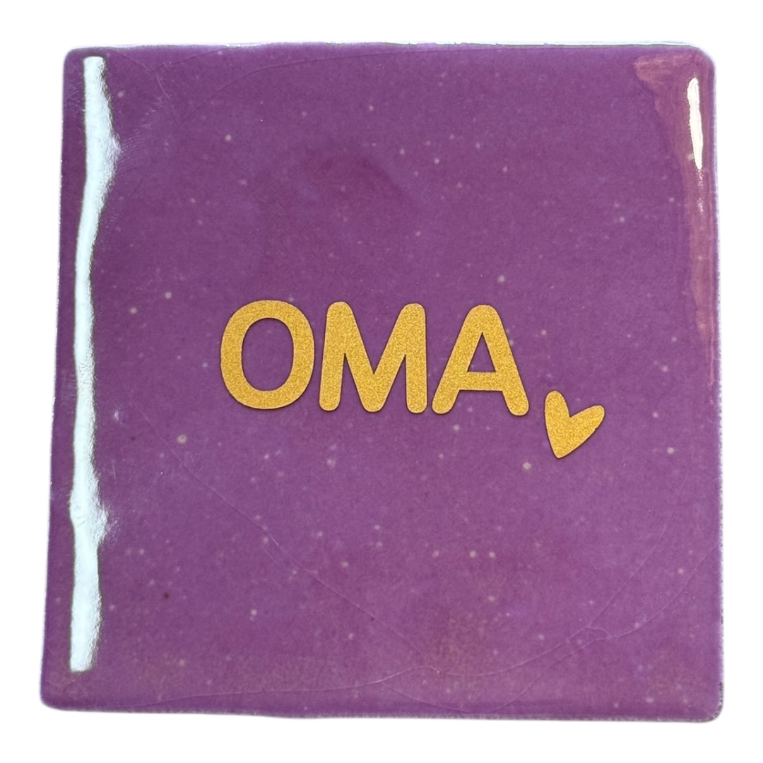 Tegeltje | Zelf samenstellen | Oma met Hartje - Afbeelding 3