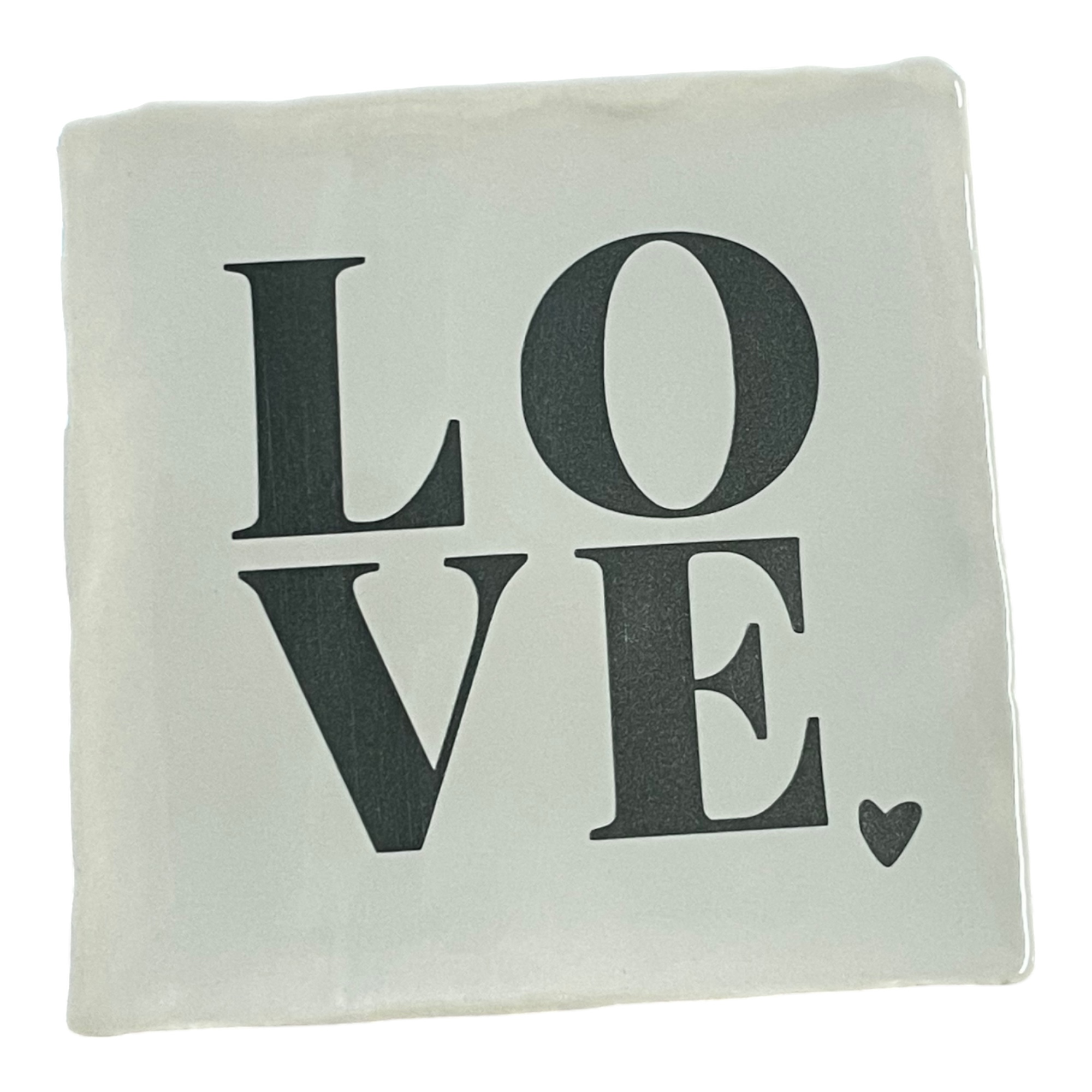 Tegeltje | Zelf samenstellen | Love met hartje - Afbeelding 4