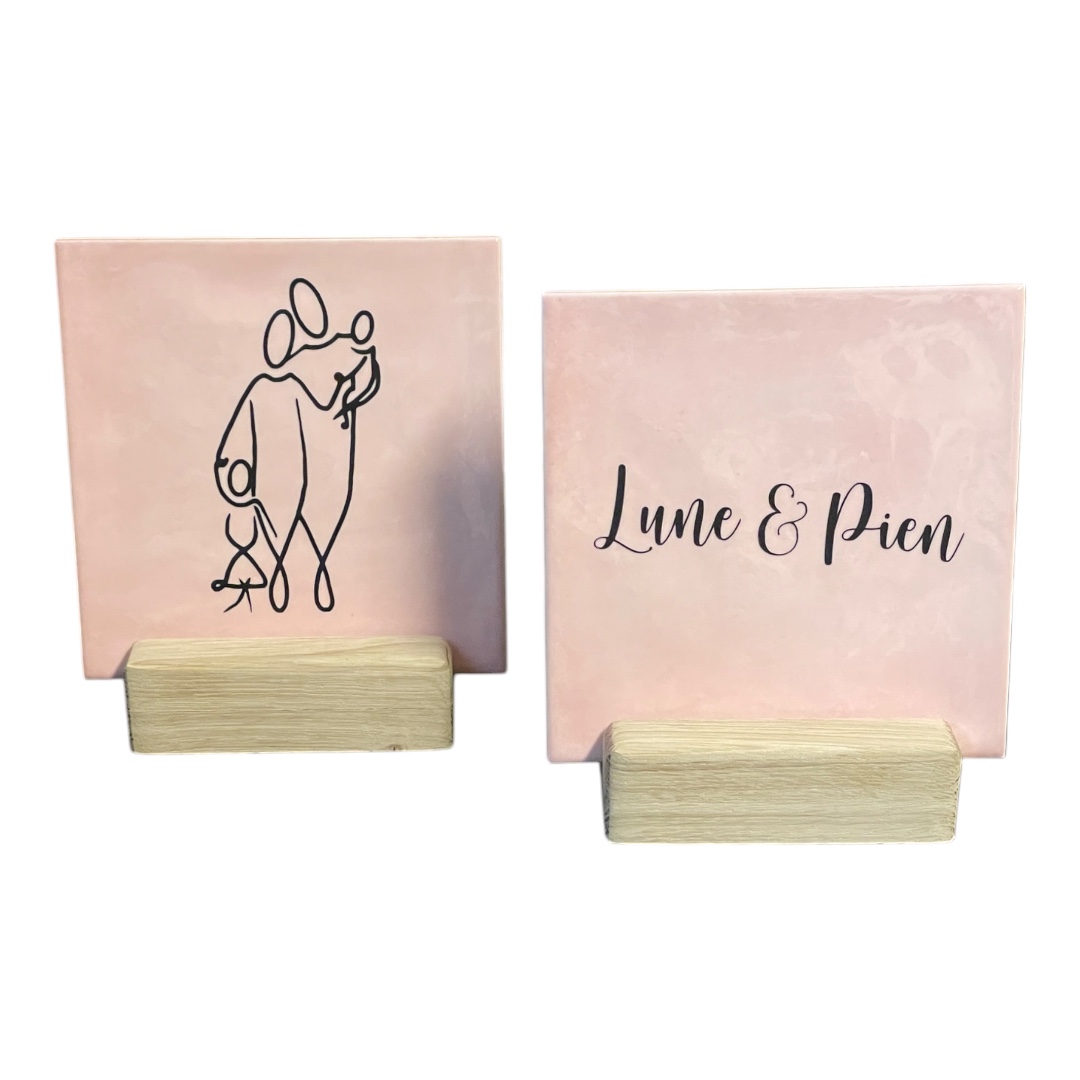 Tegeltje | Personaliseren | Eigen tekst | Lettertype 1 - Afbeelding 5