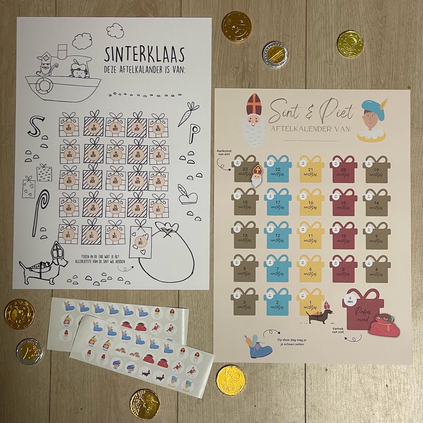 Sinterklaas aftelkalender | Meerdere varianten - Afbeelding 4