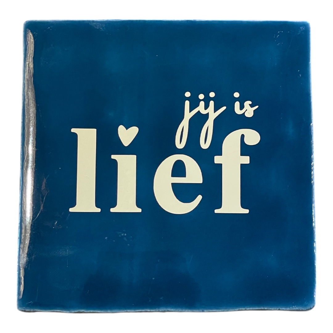 Tegeltje | Zelf samenstellen | Jij is lief - Afbeelding 10