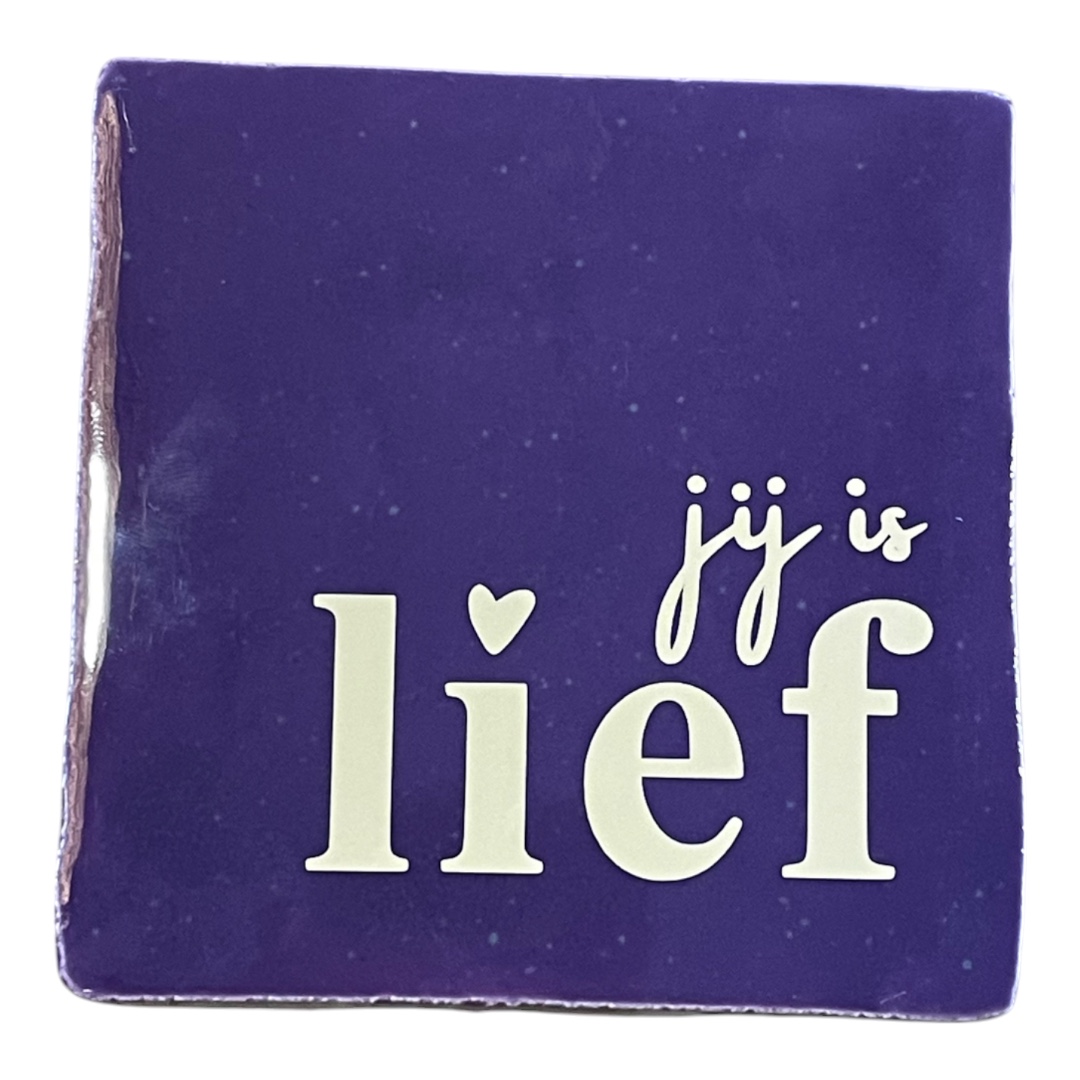 Tegeltje | Zelf samenstellen | Jij is lief - Afbeelding 9