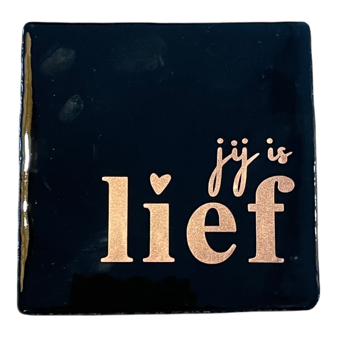 Tegeltje | Zelf samenstellen | Jij is lief - Afbeelding 4